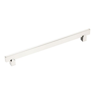 Ручка скоба 2554-080-256 цвет глянцевый никель длина 295 мм, крепление 256 мм