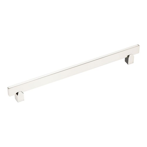 Ручка скоба 2554-080-256 цвет глянцевый никель длина 295 мм, крепление 256 мм