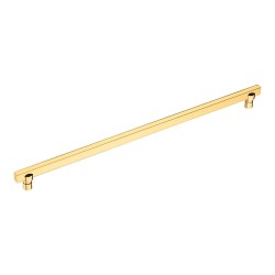 Ручка скоба 2557-003-320 цвет глянцевое золото длина 350 мм, крепление 320 мм