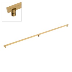 Ручка скоба 2557-011-768 цвет сатинированная латунь длина 800 мм, крепление 768 мм Ручка скоба 2557-011-768 цвет сатинированная латунь длина 800 мм, крепление 768 мм