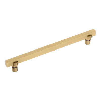 Ручка скоба 2557-013-160 цвет состаренная латунь длина 190 мм, крепление 160 мм 