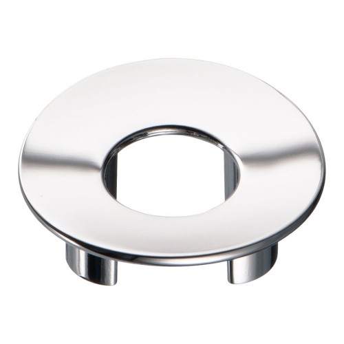 Ручка кнопка круглая 281032MP02 цвет глянцевый хром диаметр 56 мм, крепление 32 мм 
