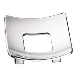 Ручка кнопка квадратная 282032MP02 цвет глянцевый хром ширина 57 мм крепление 32 мм 