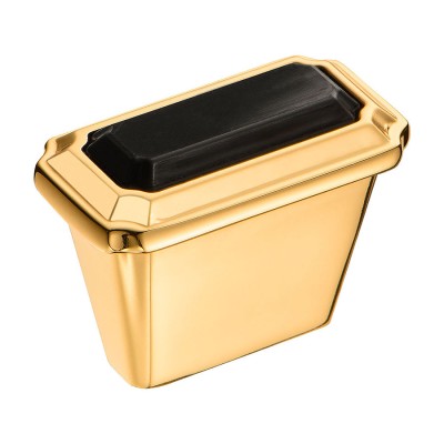 Ручка кнопка 365016MP11PL16 цвет глянцевое золото, черная вставка крепление 16 мм Ручка кнопка 365016MP11PL16 цвет глянцевое золото, черная вставка крепление 16 мм