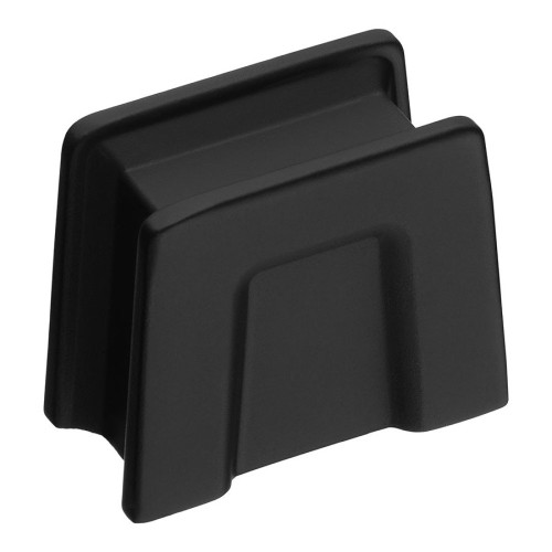 Ручка кнопка 4140 016MP24 цвет черный длина 32 мм, крепление 16 мм 