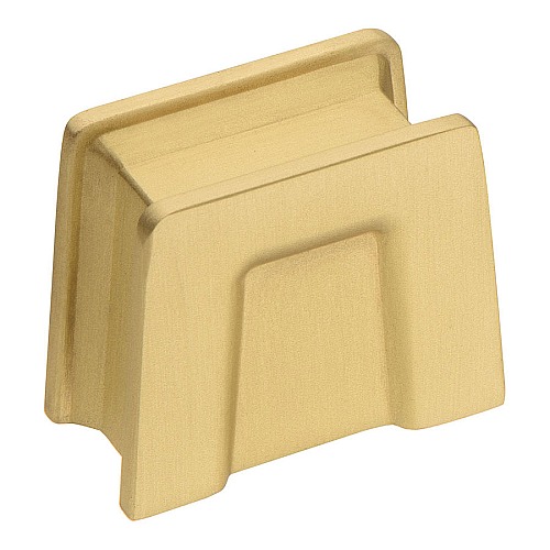 Ручка кнопка 4140 016MP35 цвет матовое золото длина 32 мм, крепление 16 мм 