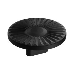 Ручка кнопка круглая геометрия 4193 016MP24 черный матовый диаметр 60 мм крепление 16 мм Ручка кнопка круглая геометрия 4193 016MP24 черный матовый диаметр 60 мм крепление 16 мм