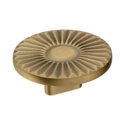 Ручка кнопка круглая геометрия 4193 016MP30 матовая античная латунь диаметр 60 мм крепление 16 мм Ручка кнопка круглая геометрия 4193 016MP30 матовая античная латунь диаметр 60 мм крепление 16 мм