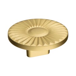 Ручка кнопка круглая геометрия 4193 016MP35 матовое золото диаметр 60 мм крепление 16 мм Ручка кнопка круглая геометрия 4193 016MP35 матовое золото диаметр 60 мм крепление 16 мм