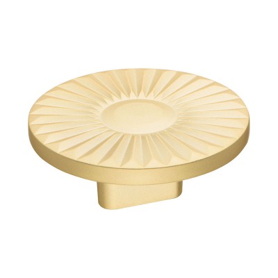 Ручка кнопка круглая геометрия 4193 016PC35 матовое золото диаметр 60 мм крепление 16 мм Ручка кнопка круглая геометрия 4193 016PC35 матовое золото диаметр 60 мм крепление 16 мм