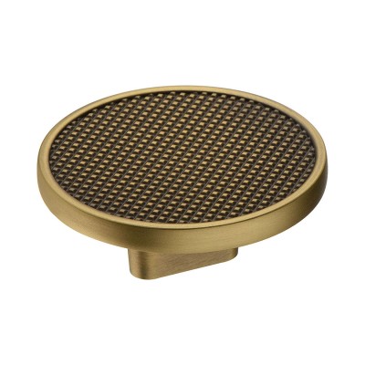 Ручка кнопка круглая 4194 016MP30 матовая античная латунь диаметр 60 мм крепление 16 мм Ручка кнопка круглая 4194 016MP30 матовая античная латунь диаметр 60 мм крепление 16 мм