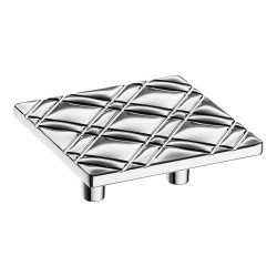 Ручка кнопка 4201 032MP02 цвет глянцевый хром ширина 64 мм, крепление 32 мм 