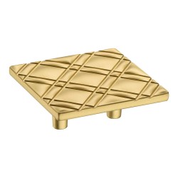 Ручка кнопка 4201 032MP35 цвет матовое золото ширина 64 мм, крепление 32 мм 