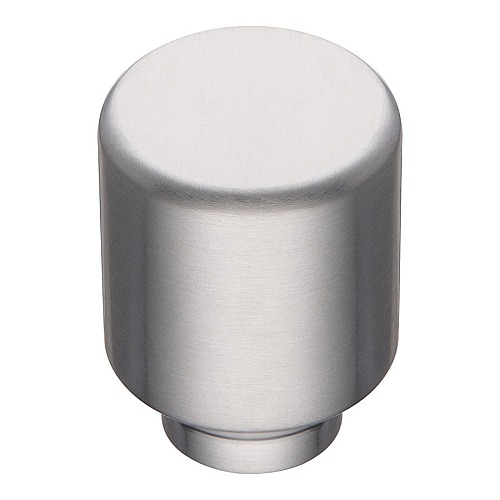 Ручка кнопка цилиндр 4237 001MP19 цвет сатинированный хром диаметр 22 мм  