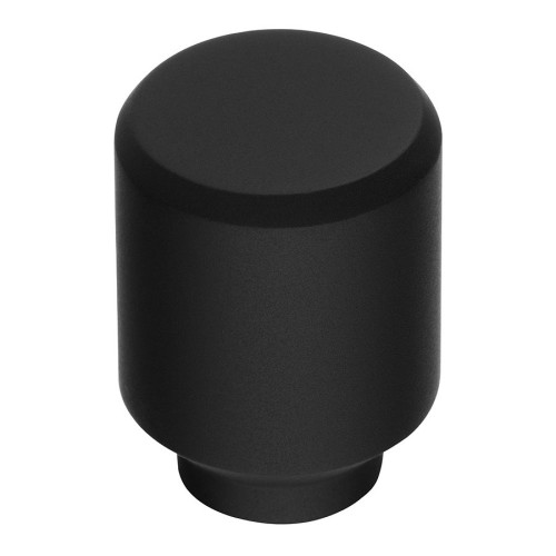 Ручка кнопка цилиндр 4237 001MP24 цвет черный диаметр 22 мм   