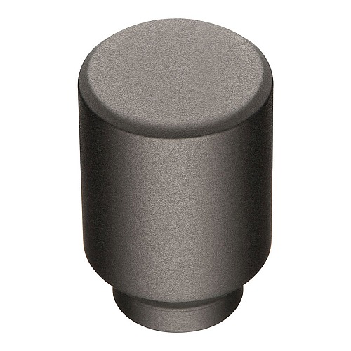 Ручка кнопка цилиндр 4237 001MP27 цвет графит диаметр 22 мм    