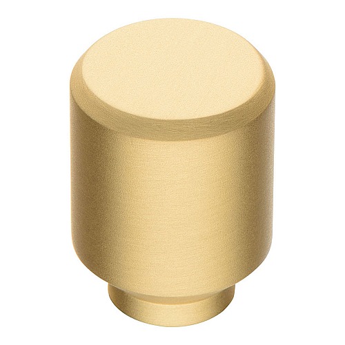 Ручка кнопка цилиндр 4237 001MP35 цвет матовое золото диаметр 22 мм