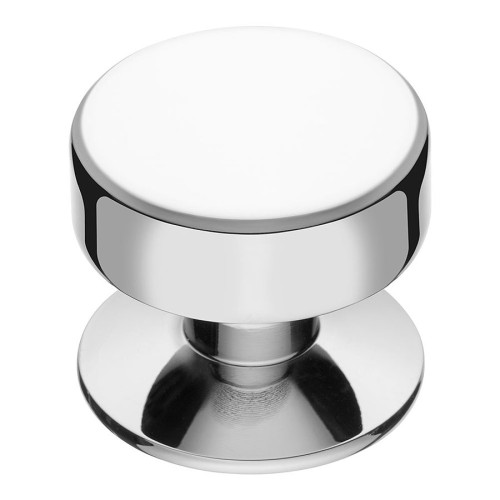 Ручка кнопка цилиндр 4238 002MP02 цвет глянцевый хром диаметр 35 мм 