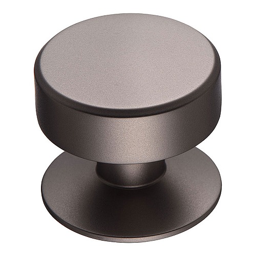 Ручка кнопка цилиндр 4238 002MP27 цвет графит диаметр 35 мм