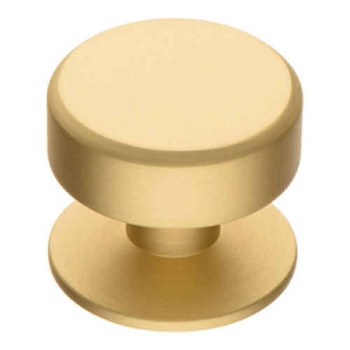 Ручка кнопка цилиндр 4238 002MP35 цвет матовое золото диаметр 35 мм 