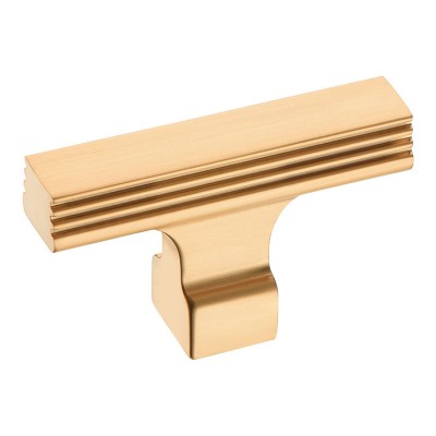 Ручка кнопка Т-образная 63-Matt Gold цвет сатинированное золото длина 50 мм Ручка кнопка Т-образная 63-Matt Gold цвет сатинированное золото длина 50 мм