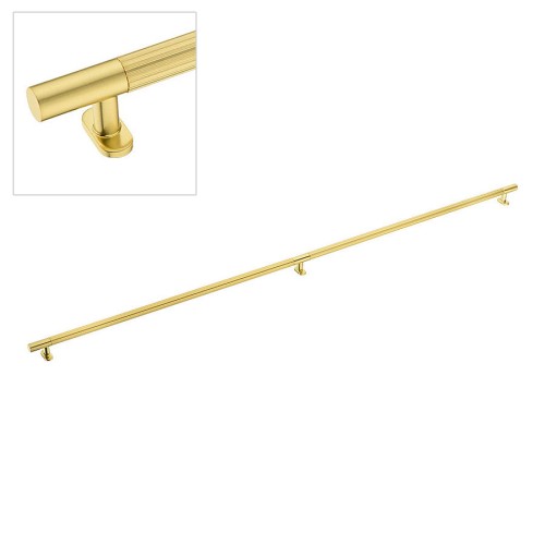 Ручка рейлинг 6881-220 цвет матовое золото длина 1040 мм, крепление 992 мм