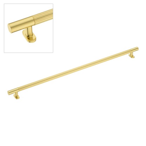 Ручка рейлинг 6882-220 цвет матовое золото длина 538 мм, крепление 480 мм