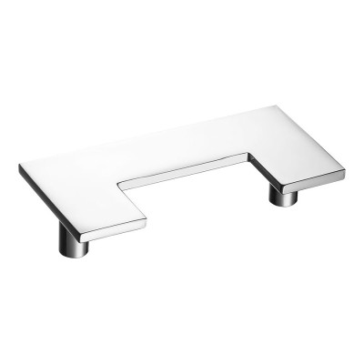 Ручка скоба 7232.0064.026 цвет глянцевый хром длина 80 мм, крепление 64 мм 