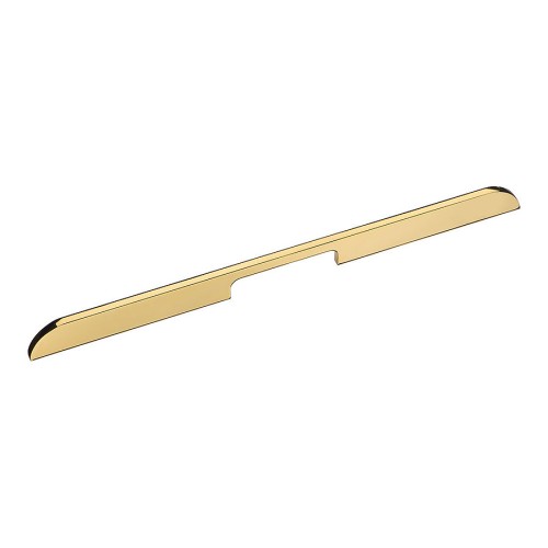 Ручка скоба 7317 0416 GL цвет глянцевое золото длина 460 мм, крепление 416 мм 