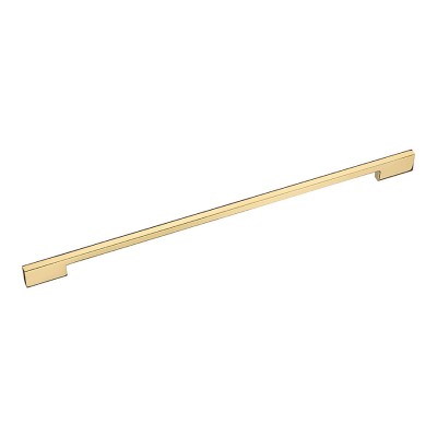 Ручка скоба 7327 0480 GL цвет глянцевое золото длина 512 мм, крепление 480 мм 