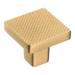 Ручка кнопка квадратная 79-Champagne Gold цвет матовая латунь ширина 30 мм Ручка кнопка квадратная 79-Champagne Gold цвет матовая латунь ширина 30 мм