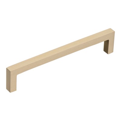 Ручка скоба 7938 0128 BB цвет матовое золото длина 136 мм, крепление 128 мм 