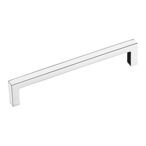 Ручка скоба 7938 0128 CR цвет глянцевый хром длина 136 мм, крепление 128 мм 