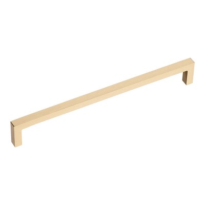 Ручка скоба 7938 0192 BB цвет матовое золото длина 200 мм, крепление 192 мм 