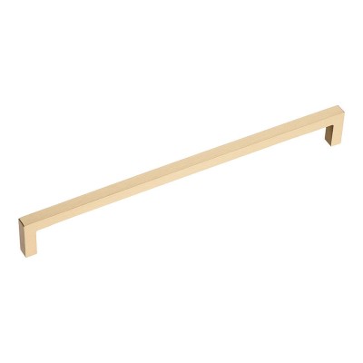 Ручка скоба 7938 0224 BB цвет матовое золото длина 232 мм, крепление 224 мм 