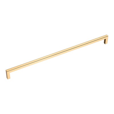 Ручка скоба 7938 0224 GL цвет глянцевое золото длина 232 мм, крепление 224 мм 