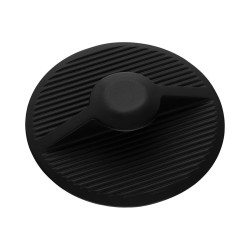 Ручка кнопка-скоба 8010 0096 Matt Black черный матовый диаметр 96 мм, крепление 32 мм 