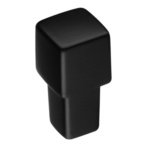 Ручка кнопка квадратная 8090-032 цвет черный ширина 12 мм