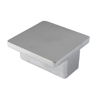 Ручка кнопка квадратная 8098.17 цвет матовый хром ширина 38 мм Ручка кнопка квадратная 8098.17 цвет матовый хром ширина 38 мм