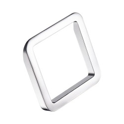 Ручка квадрат геометрия 8230 0064 CR цвет глянцевый хром ширина 72 мм