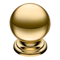 Ручка кнопка шар 8353-100 цвет глянцевое золото диаметр 24 мм Ручка кнопка шар 8353-100 цвет глянцевое золото диаметр 24 мм