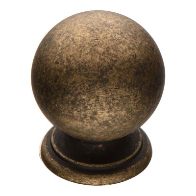 Ручка кнопка шар 8353-831 цвет старая бронза диаметр 24 мм Ручка кнопка шар 8353-831 цвет старая бронза диаметр 24 мм