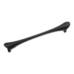 Ручка скоба 8600 160 Matt Black цвет черный матовый длина 187 мм, крепление 160 мм Ручка скоба 8600 160 Matt Black цвет черный матовый длина 187 мм, крепление 160 мм