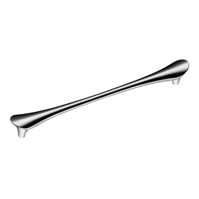 Ручка скоба 8600 192 Chrome цвет глянцевый хром длина 215 мм, крепление 192 мм 