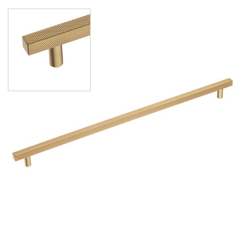 Ручка скоба 8767 0416 GB-GB цвет матовая латунь длина 468 мм, крепление 416 мм