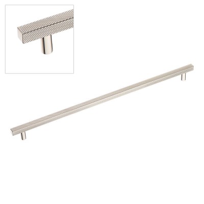 Ручка скоба 8767 0416 PN-PN цвет глянцевый никель длина 468 мм, крепление 416 мм