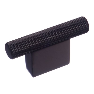 Ручка кнопка Т-образная 8769 0016 AL6-AL6 цвет черный длина 60 мм крепление 16 мм Ручка кнопка Т-образная 8769 0016 AL6-AL6 цвет черный длина 60 мм крепление 16 мм