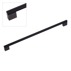 Ручка скоба 8783 0352 AL6-AL6 цвет черный длина 385 мм, крепление 352 мм