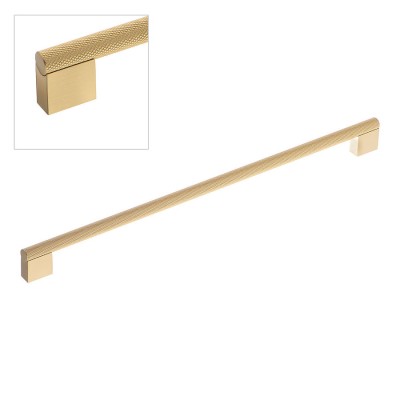 Ручка скоба 8783 0352 BB-BB цвет матовое золото длина 385 мм, крепление 352 мм