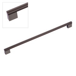 Ручка скоба 8783 0352 BBN-BBN цвет черный матовый никель длина 385 мм, крепление 352 мм